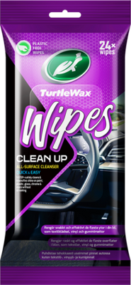 Turtle Wax Clean-Up Wipes 24st Flatpack Allrengöring