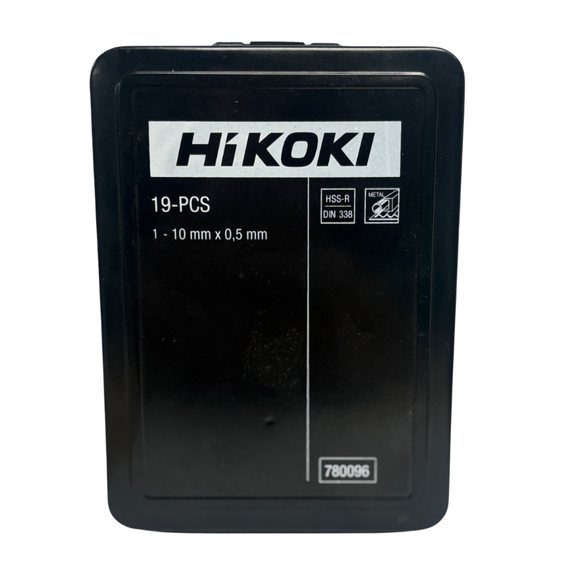 HiKOKI Borrsats Metall 1-10mm HSS-R 19 delar
