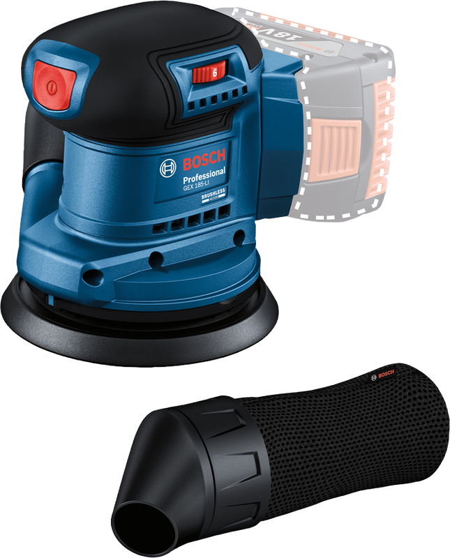 Bosch GEX 18V-LI Excenterslip 125mm 18V