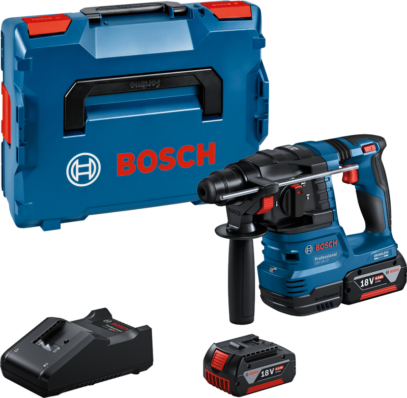 Bosch GBH 18V-22 Borrhammare 18V (2x4,0Ah)
