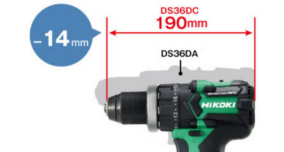HiKOKI DS36DC Borrskruvdragare 36V (2x2,5Ah)