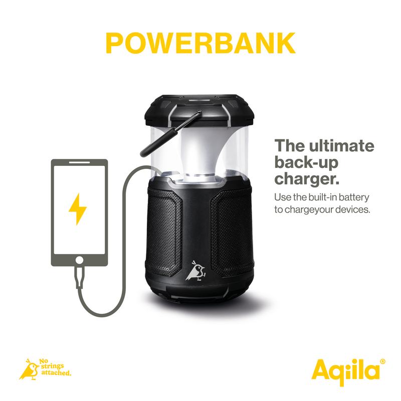Aqiila Soundbird B10 Högtalare/Lampa/Powerbank 3-i-1