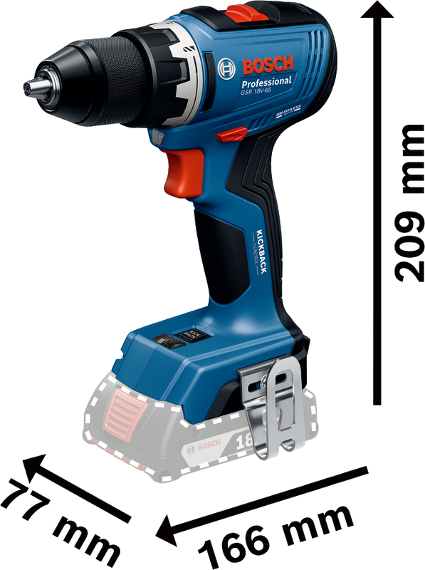 Bosch (GSR/GDR) Verktygspaket 18V (2x5,0Ah)
