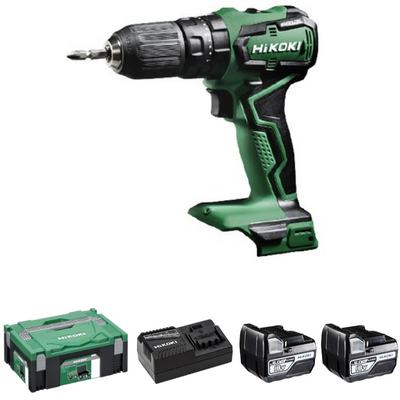 HiKOKI DV18DD Slagborrmaskin 18V (2x5,0Ah)