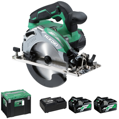 HiKOKI C3606DA Cirkelsåg 165MM 36V (2x2,5Ah)