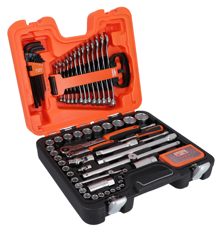 Bahco S95 Hylsnyckelsats 1/4" & 1/2" 95 delar
