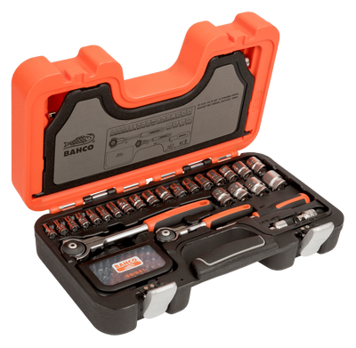 Bahco SW91 Hylsnyckelsats 1/4" & 1/2" 91 delar
