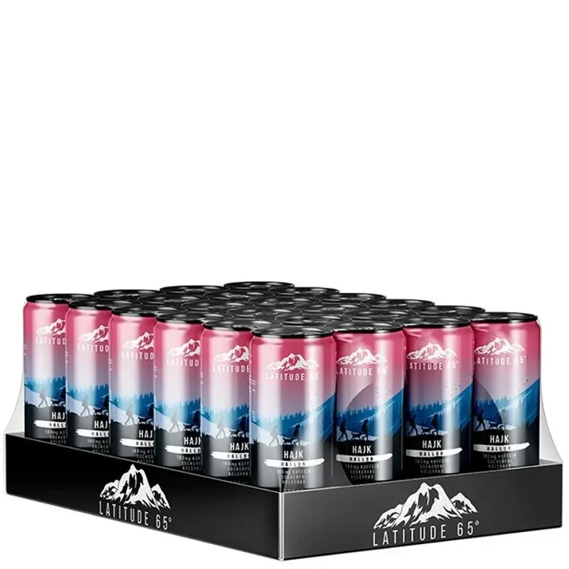 Latitude 65 Hajk 24x330ml Hallon