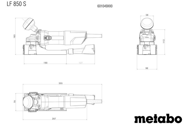 Metabo LF 850 S Lackfräs (850W)