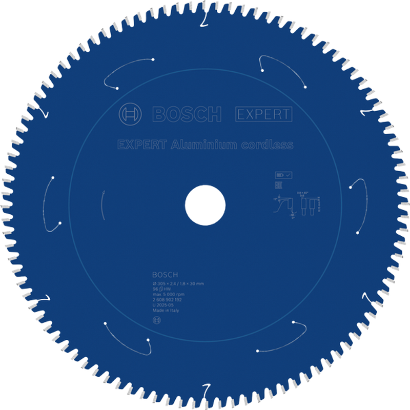 Bosch EXPERT Aluminium Sågklinga 305x2,4/1,8x30mm 96T