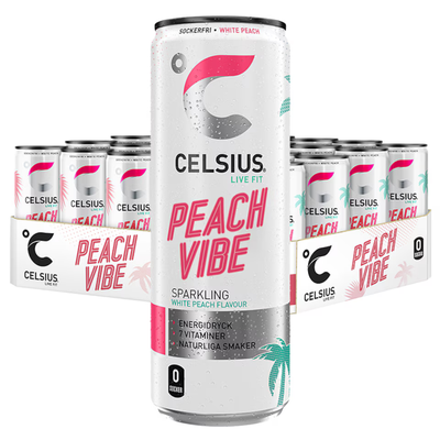 Celsius Peach Vibe 24x355ml