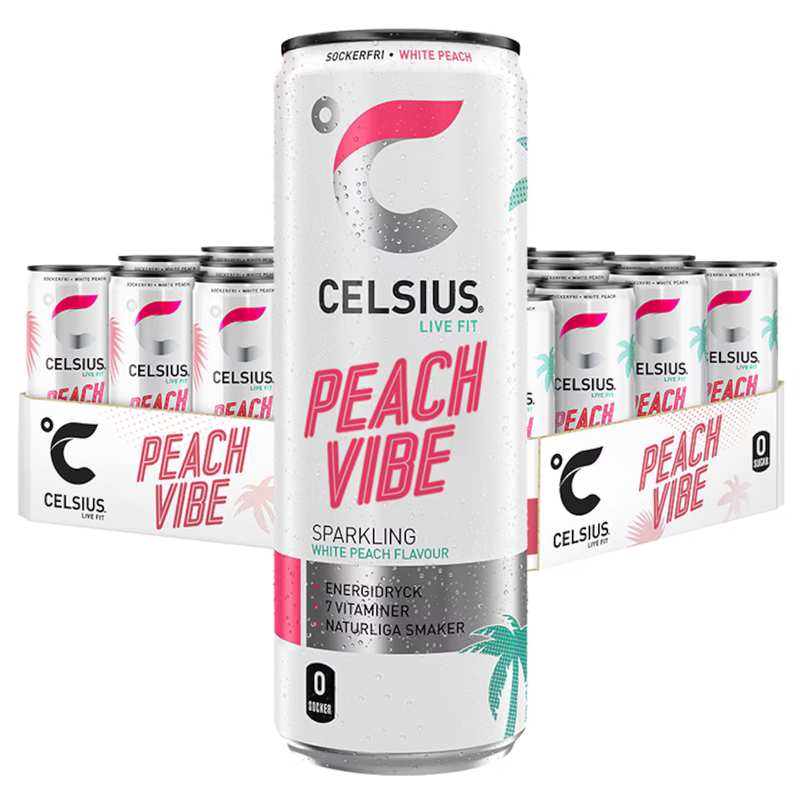 Celsius Peach Vibe 24x355ml