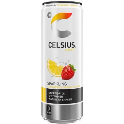 Celsius Strawberry Lemonade 355ml