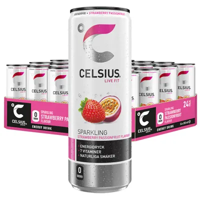 Celsius Strawberry Passionfruit 24x355ml