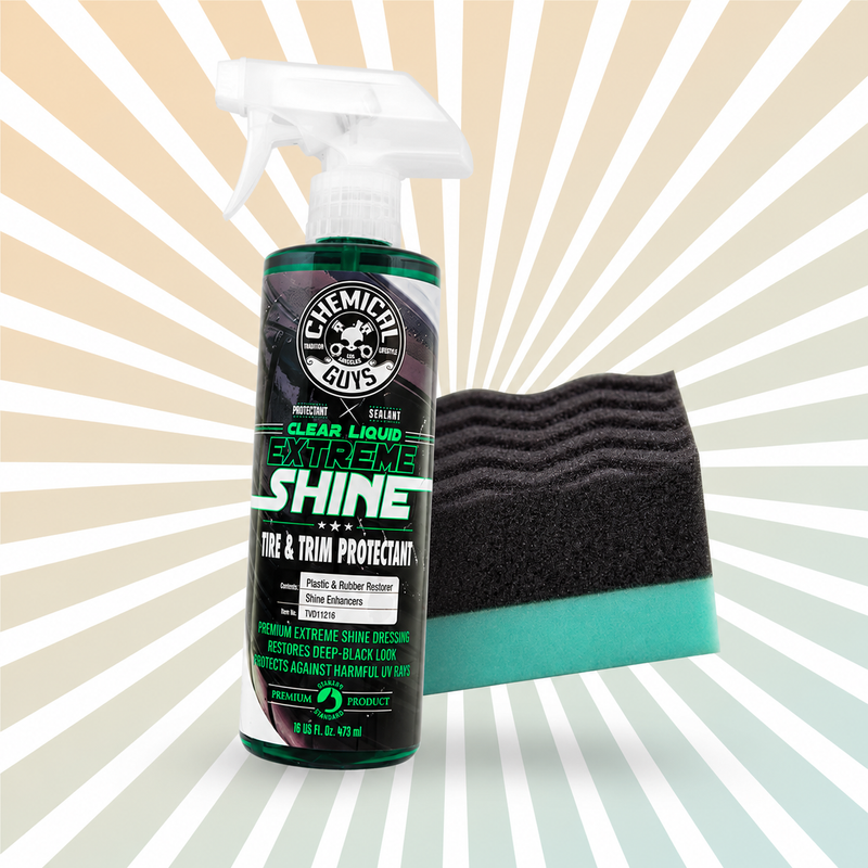 Chemical Guys Extreme Shine Kit - Plast- & Däckglans med Applikator