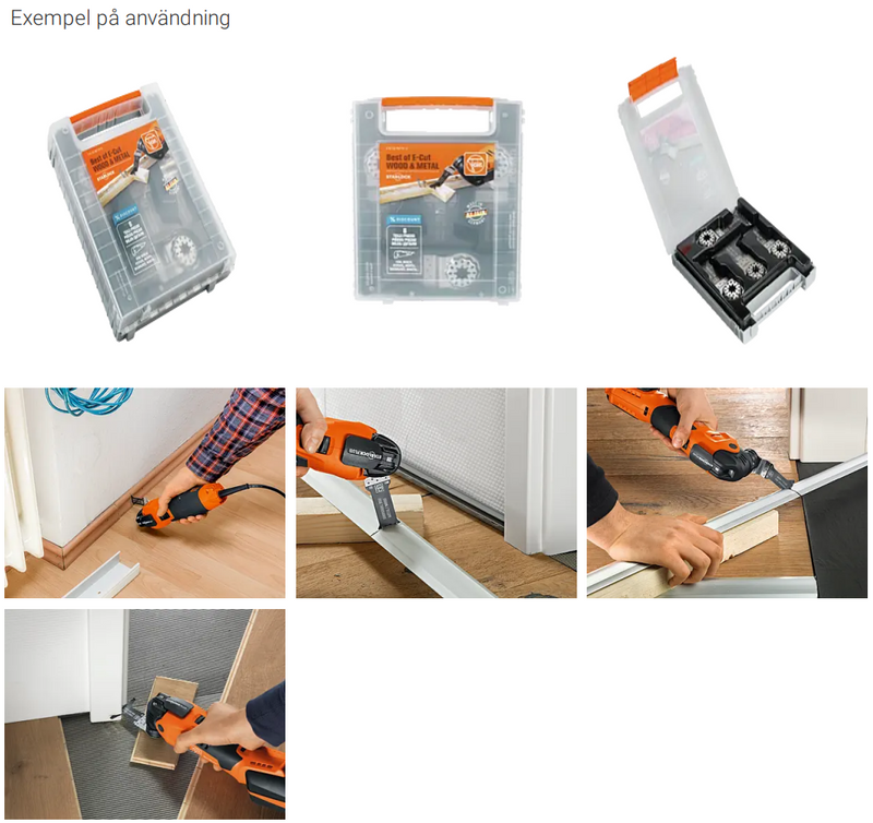 Fein Multiverktygblad Set Best of E-Cut Wood & Metal 6st