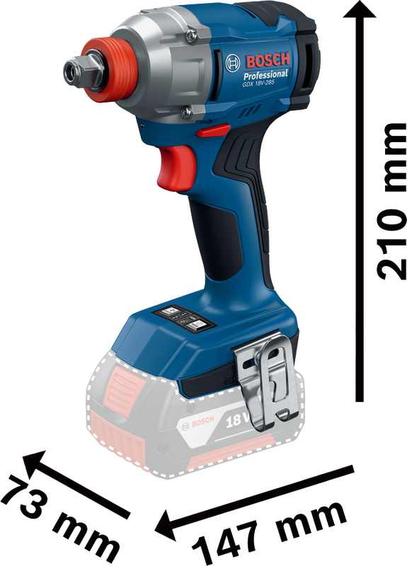 Bosch (GSR/GDX/GOP/GKS/GST) Verktygspaket 18V (2x5,0Ah)