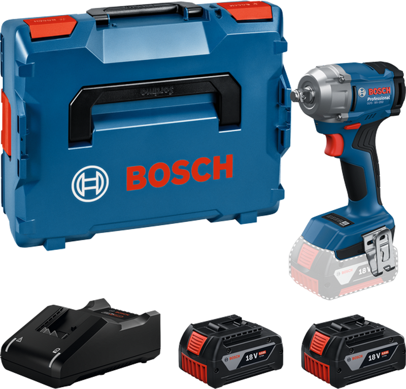 Bosch GDS 18V-350 Mutterdragare 18V (2x4,0Ah)