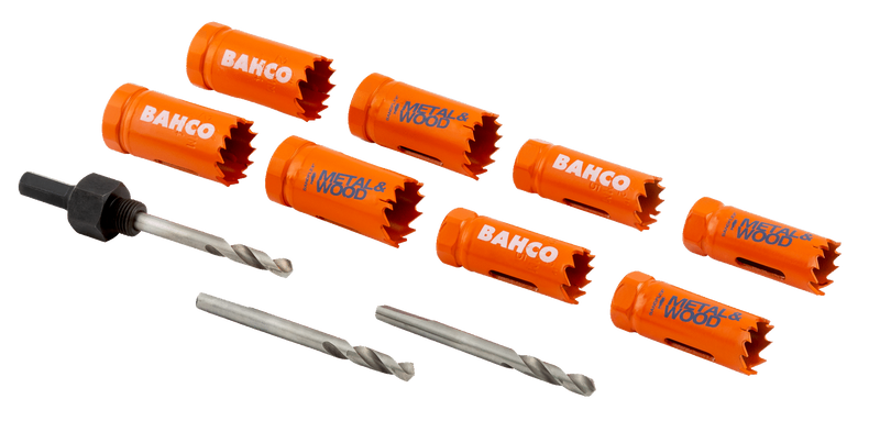 Bahco 3834-CP-20/25 Hålsågssats 11 delar