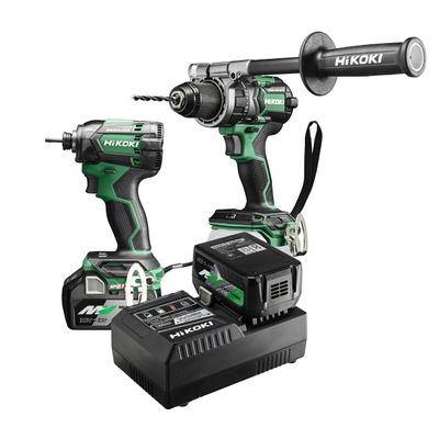 HiKOKI KC18DC (DS/WH) Verktygspaket 18V (2x5,0Ah)