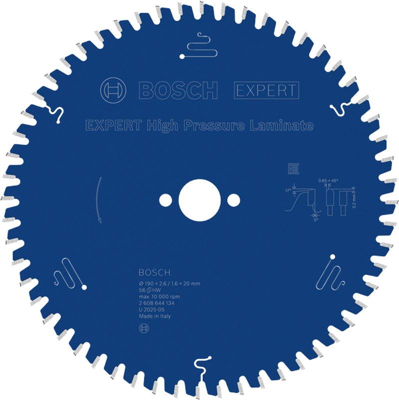 Bosch EXPERT High Pressure Laminate Cirkelsågklinga 190x2,6/1,6x20mm 56T