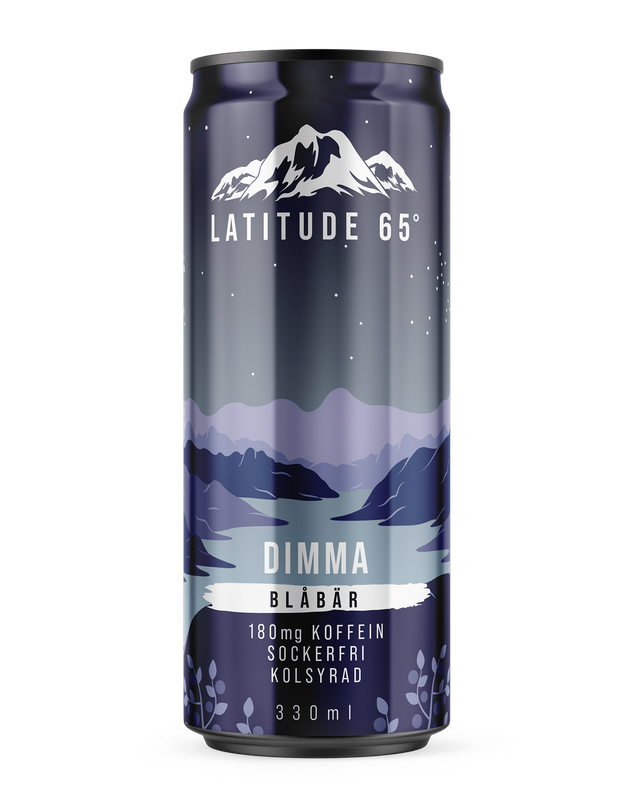 Latitude 65 Dimma 24x330ml Blåbär