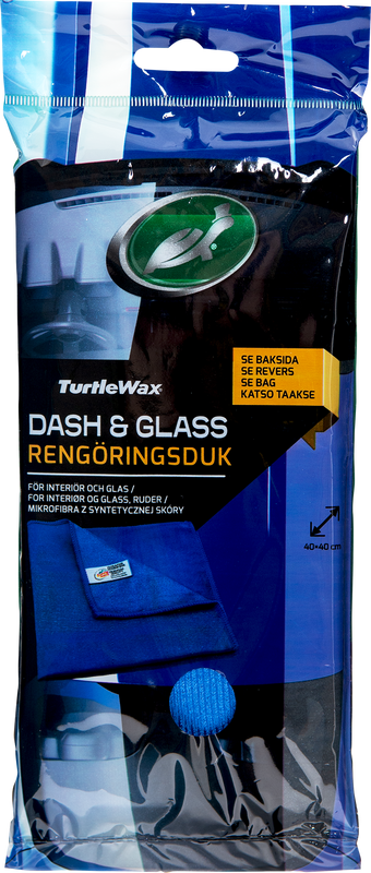 Turtle Wax Glasputsduk Blå 40x40cm