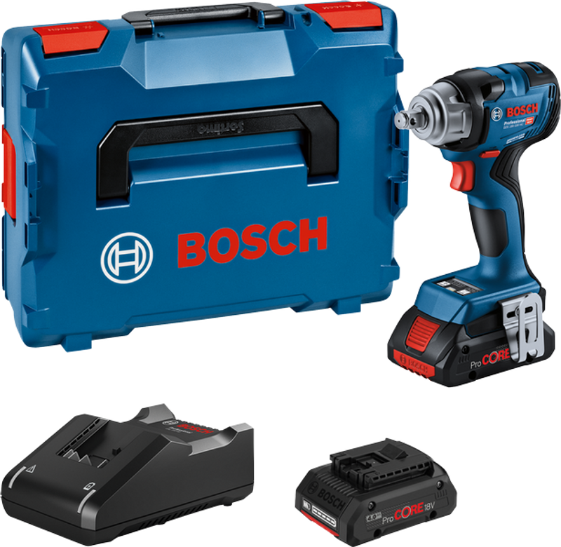 Bosch GDS 18V-330 HC Mutterdragare 18V (2x4,0Ah)