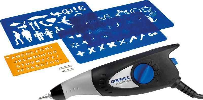 Dremel Gravyrverktyg Inkl 4st Schabloner