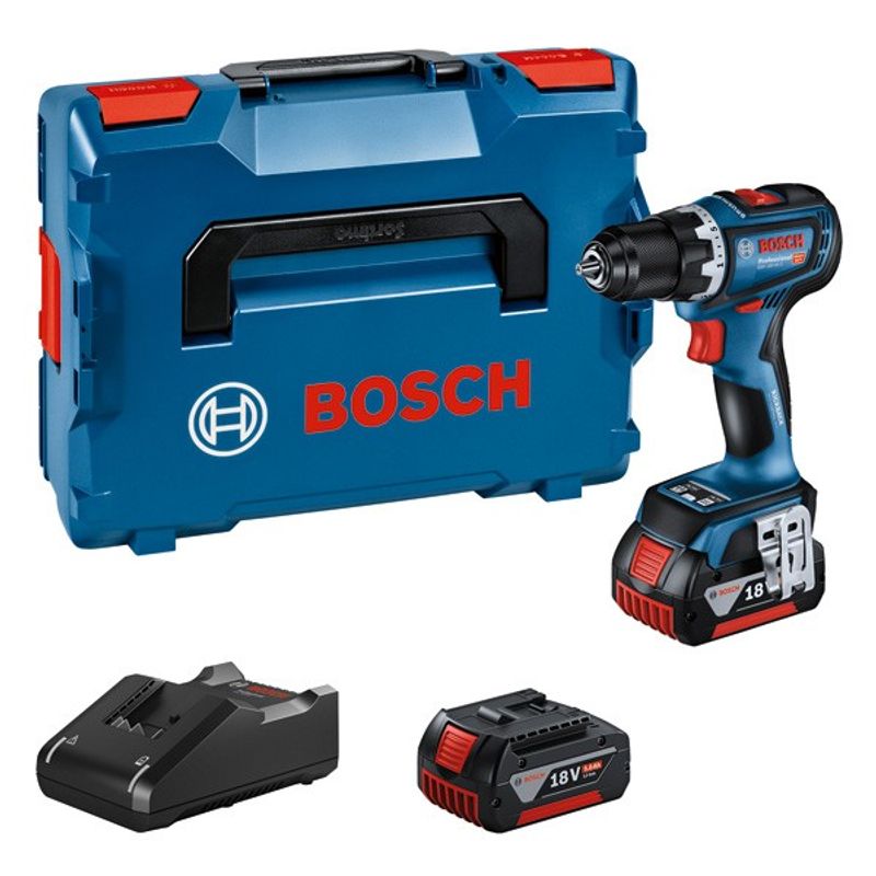 Bosch GSR 18V-90 C Borrskruvdragare 18V (2x5,0Ah)