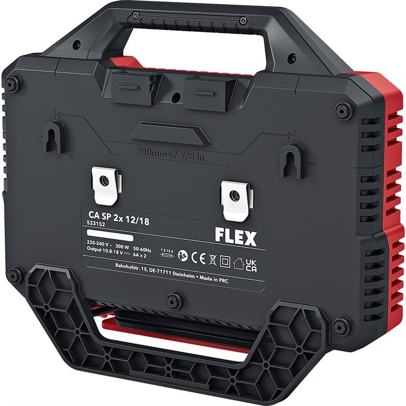 FLEX x2 CA12/18.0V Snabbladdare Dubbelport 12-18V