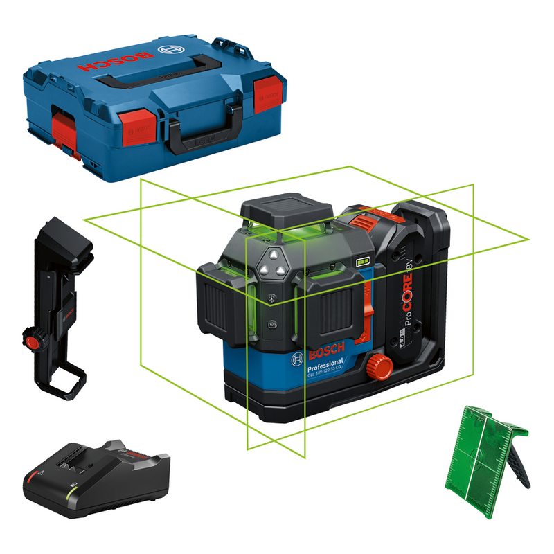 Bosch GLL 18V-120-33 CG 360 Laser Grön 18V (1x4,0Ah)