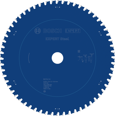 Bosch EXPERT Steel Sågklinga 254x2,6/2,2x25,4mm 60T