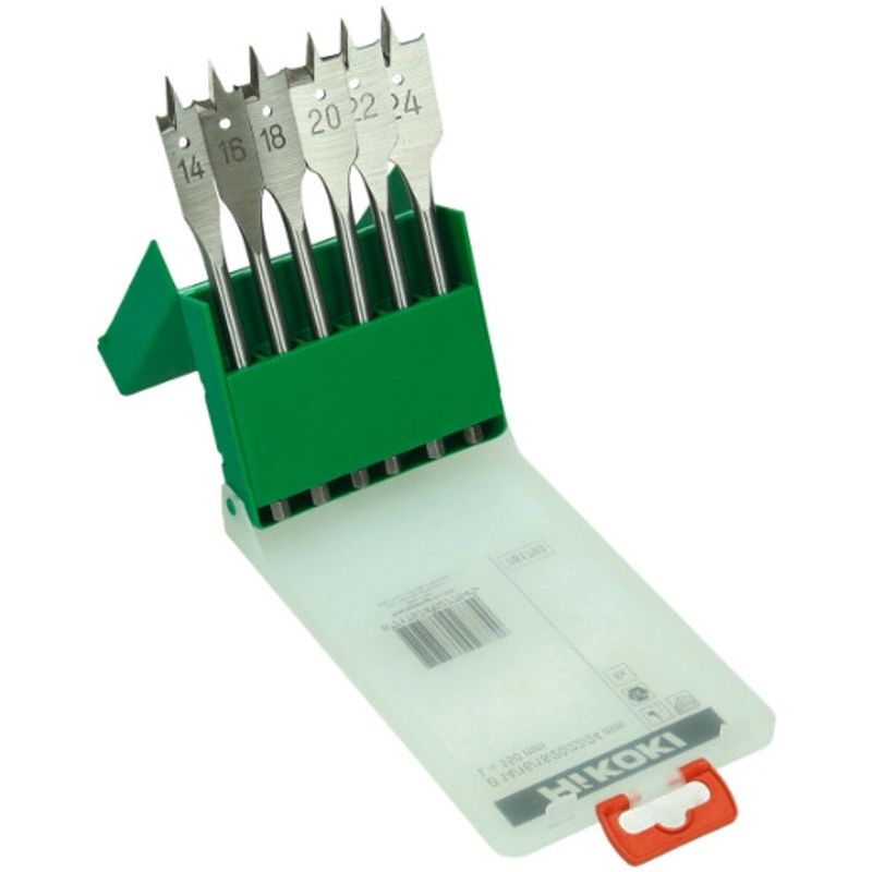 HiKOKI Flatborrset 6 delar