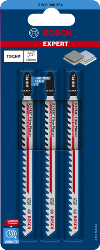 Bosch EXPERT Fiber Plaster Sticksågsblad T341HM 3st