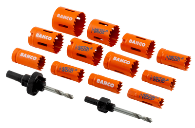 Bahco 3834-122 Hålsågssats 14 delar
