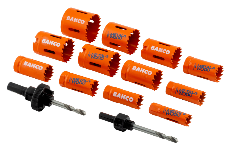 Bahco 3834-122 Hålsågssats 14 delar