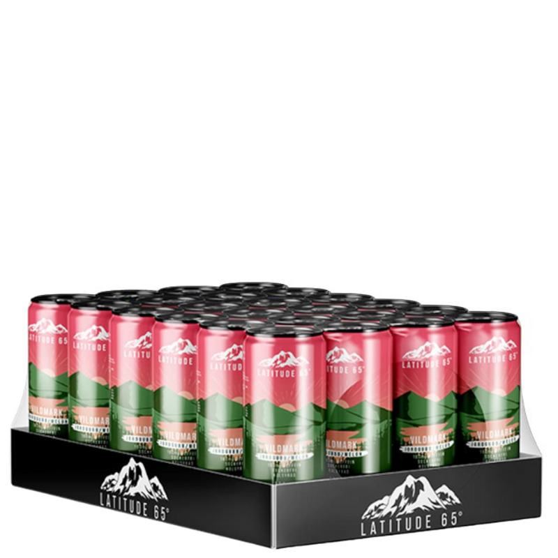 Latitude 65 Vildmark 24x330ml Jordgubb/Melon