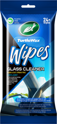 Turtle Wax Glass Wipes 24st Flatpack Glasrengöring