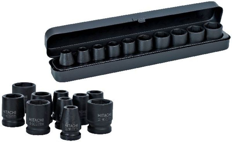 HiKOKI Krafthylsset 1/2'' 10-24mm 10 delar
