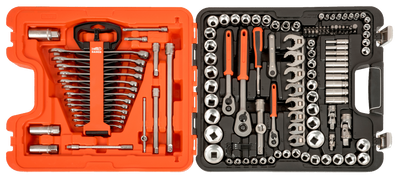 Bahco S138 Hylsnyckelsats 1/4, 3/8, 1/2, 138 delar