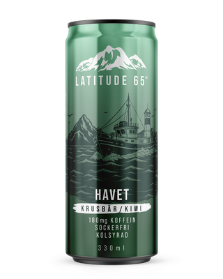 Latitude 65 Havet 24x330ml Krusbär/Kiwi