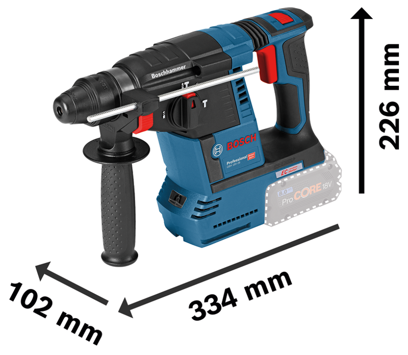Bosch (GSR/GWS/GBH) Verktygspaket 18V (1x5,0Ah 1x5,5Ah)