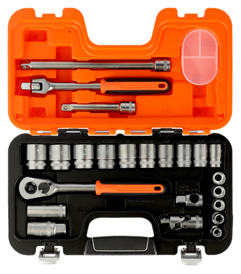Bahco S240AF Hylsnyckelsats 1/2" Tum 24 delar