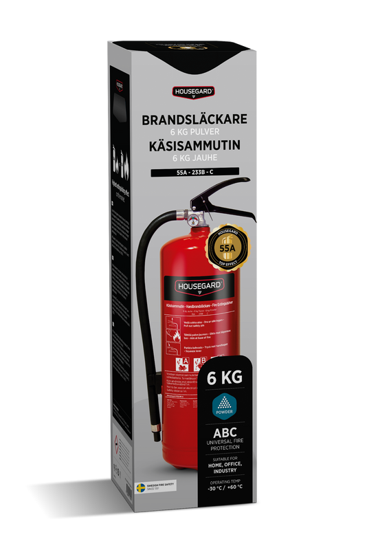 Housegard PE6HR-A Pulversläckare 6 kg