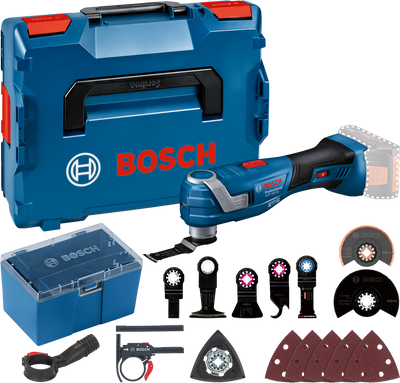 Bosch GOP 18V-34 Multiverktyg 18V L-BOXX Inkl Tillbehörssats