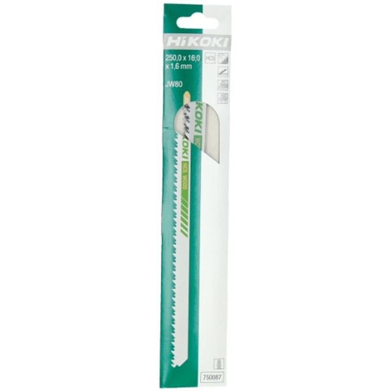 HiKOKI JW80 Sticksågsblad Trä 250x16mm (6TPI) 3st