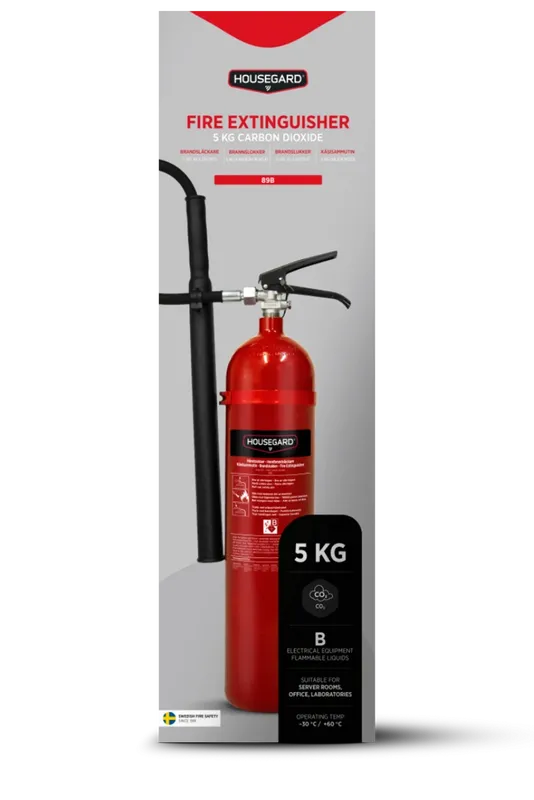 Housegard K5TGX Koldioxidsläckare Röd 5kg