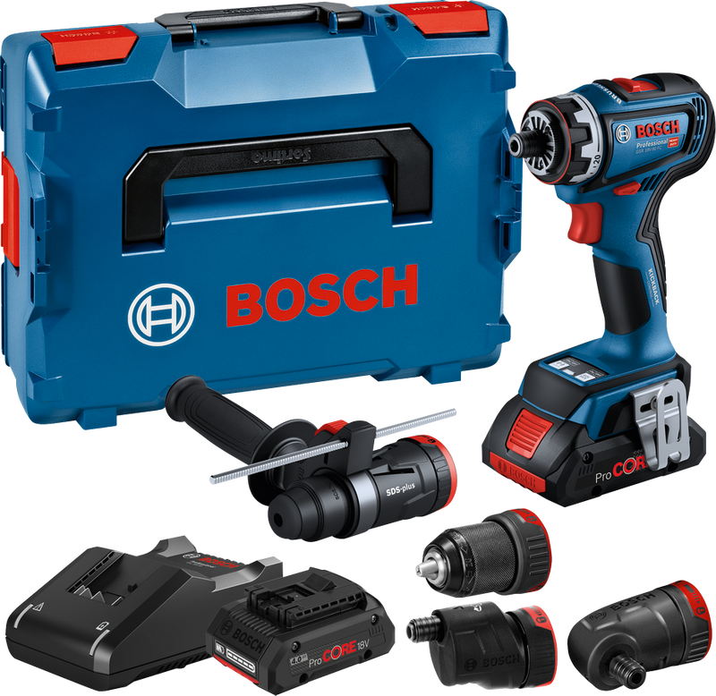 Bosch GSR 18V-90 FC Borrskruvdragare 18V (2x4,0Ah)