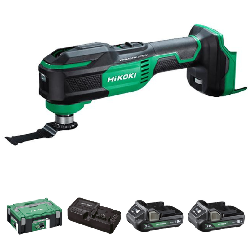 HiKOKI CV18DA Multiverktyg 18V (2x2,0Ah)